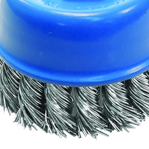 Escova de a�o torcida tipo copo 65 x 14 mm