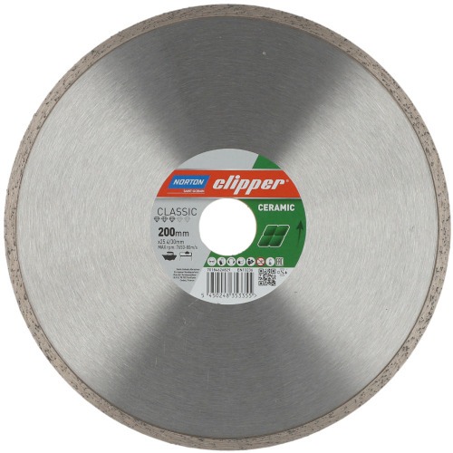 Disco diamantado liso 200 mm para azulejos e cer�mica