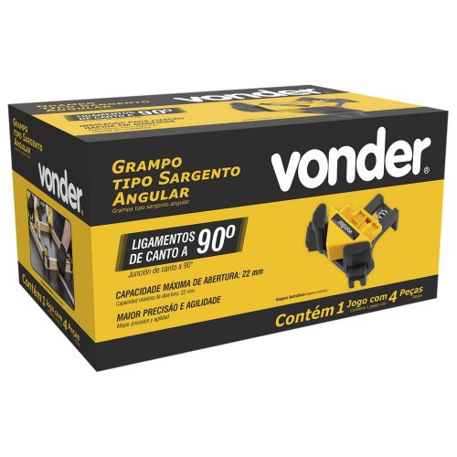 Grampos tipo sargento angular 4 pe�as