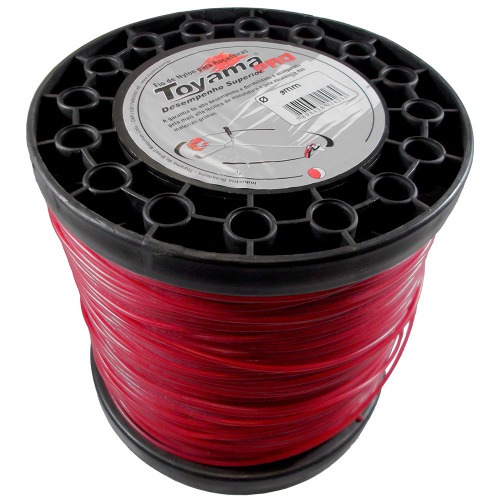 Fio de nylon quadrado para ro�adeiras 3 mm x 255 metros - 1301-092