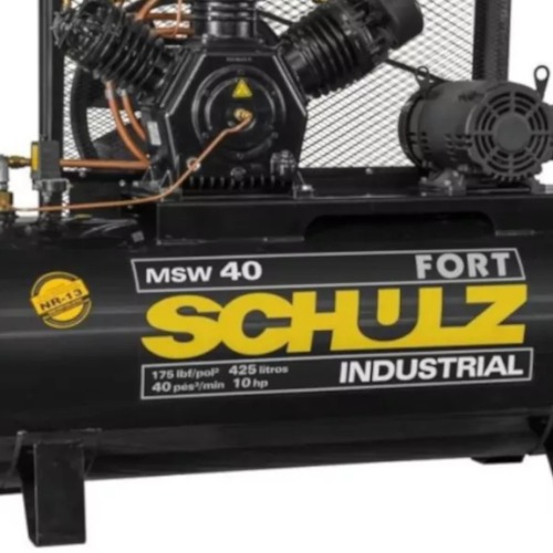 Compressor de ar 40 p�s 425L 10 hp 175 lbs trif�sico MSW40I/425 - FORT