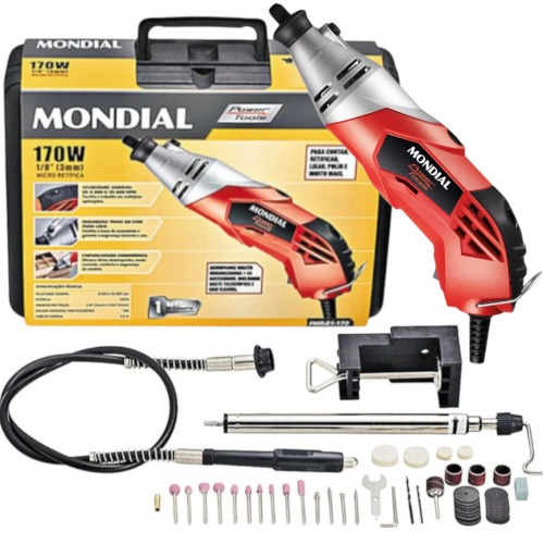 Micro ret�fica 170 watts com 44 acess�rios - FMR-01  220V