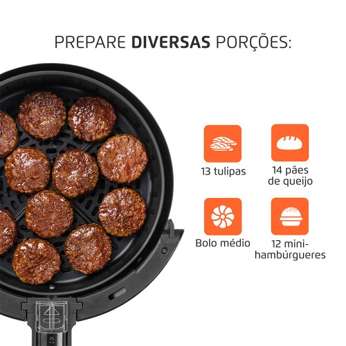 Fritadeira el�trica sem �leo Air Fryer 3,5L 1.500 Watts - AF-30-DI  220V