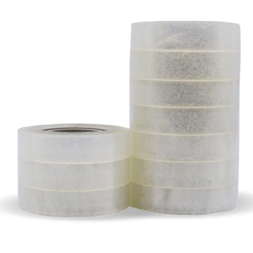 Fita adesiva 12 mm x 33 m com 10 pe�as cristal - 10100501