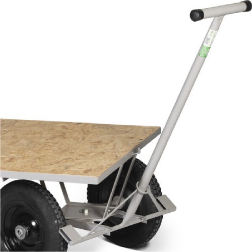 Carro plataforma com tampo em madeira capacidade de 600 kg - TM-89