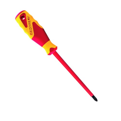 Chave de fenda isolada 2,5 mm a�o molibd�nio-van�dio-plus - VDE 2170