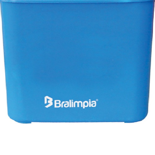 Balde pl�stico 4 litros com al�a azul - BA04AZ