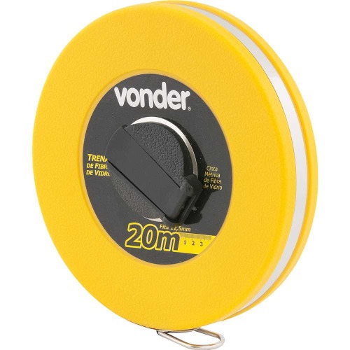 Trena de fibra de vidro 20 metros com caixa fechada