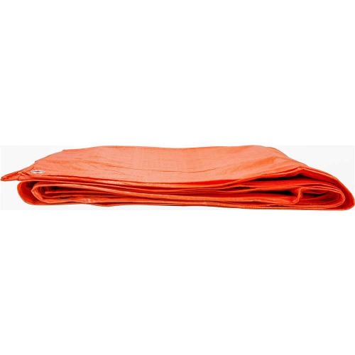 Lona de polietileno 5 x 3 m 100 micra laranja