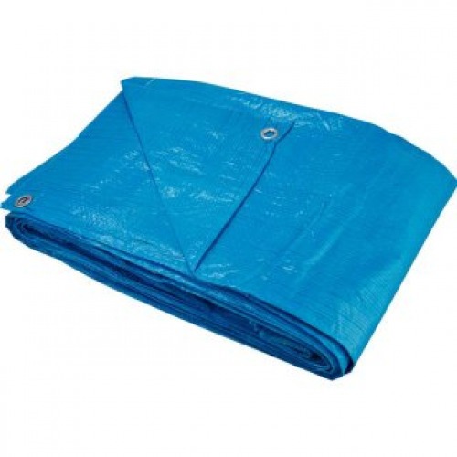 Lona de polietileno 4 x 3 m 100 micra azul