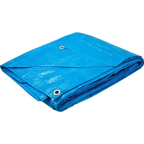 Lona de polietileno 4 x 3 m 100 micra azul