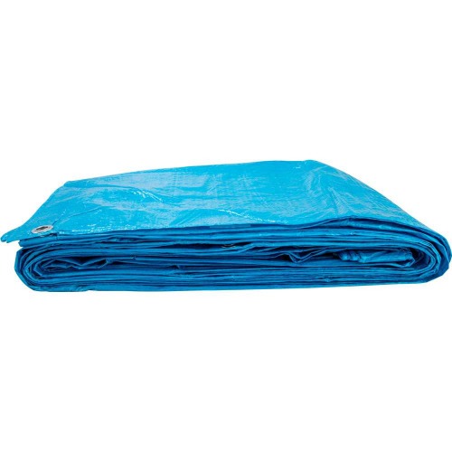 Lona de polietileno 4 x 3 m 100 micra azul