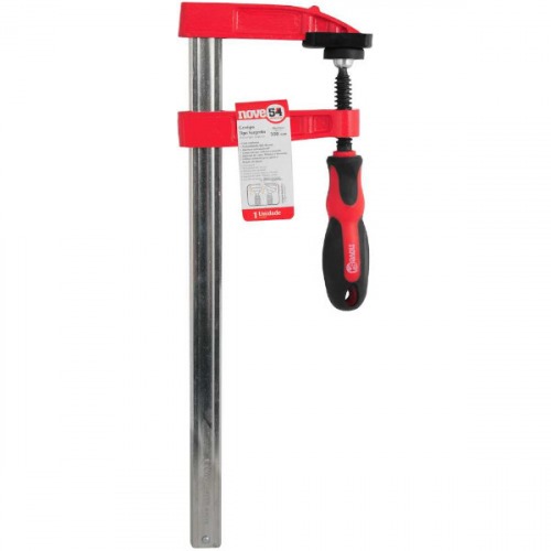 Grampo tipo sargento 300 mm x 80 mm com ranhuras