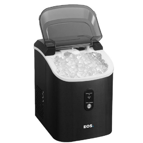 Maquina de gelo 15 kg Nugget ice titanium preta - EMG05  110V