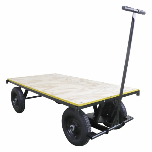 Carro plataforma com tampo em madeira capacidade de 600 kg - MP-600