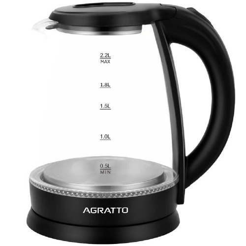 Chaleira el�trica de vidro 2,2 litros 1000 watts Aroma - ACEV01I  110V