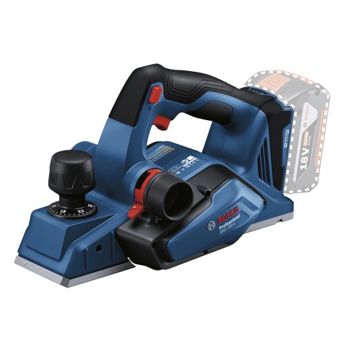 Plaina a bateria 18V Brushless corte por passada 2,6 mm Sem Bateria - GHO 185-LI