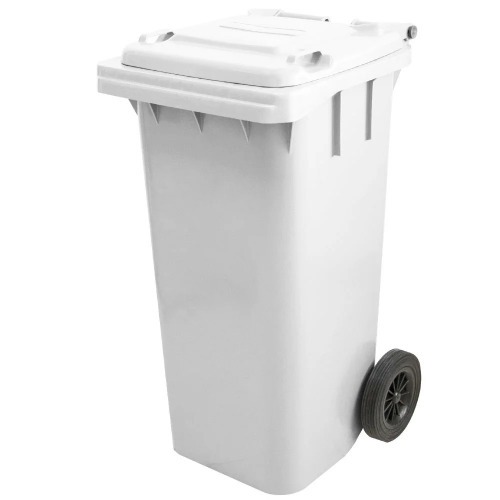 Cesto de lixo gari 120L sem adesivo com rodas de 200mm - C120BR