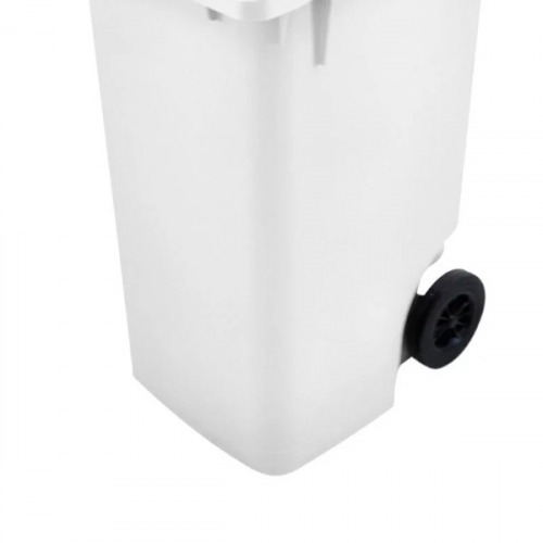 Cesto de lixo gari 240L com rodas de 200 mm sem pedal - C240BR
