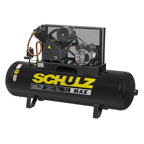 Compressor de ar 15 p�s 200L 3hp 175 libras - Max MSV  220V