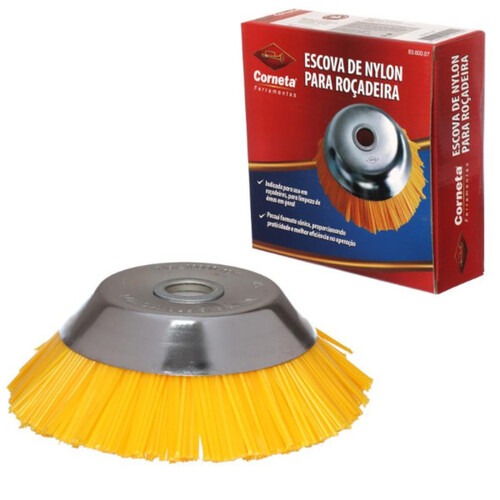 Escova de nylon para ro�adeira 200 mm - 9360007