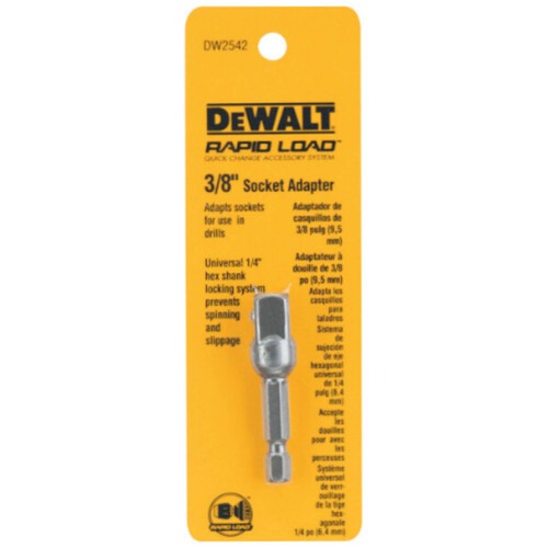 Adaptador para soquete encaixe quadrado 3/8