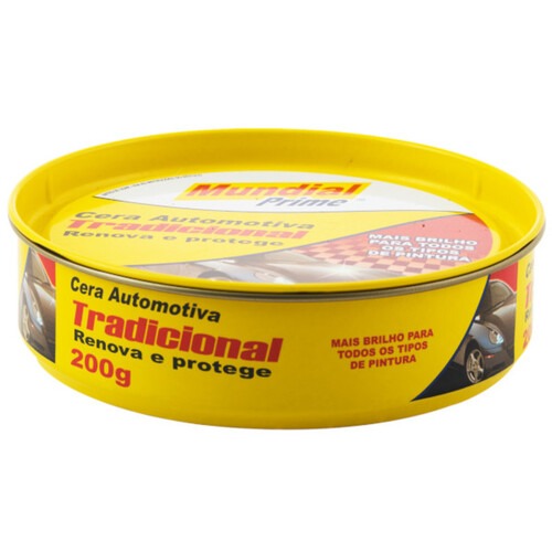 Cera automotiva auto brilho 200g - PT04000001