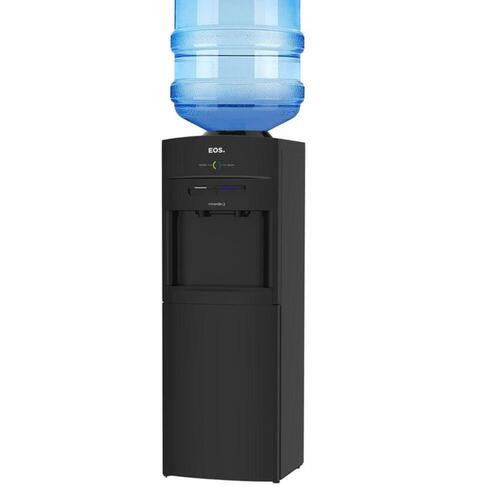 Bebedouro de coluna compressor para garraf�o de 10 ou 20L preto EBC05PC - Mineralle  220V