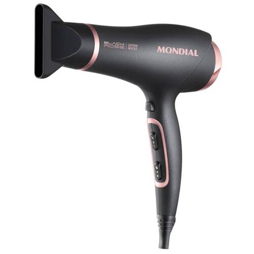Secador de cabelo 2200 watts Black Golden Rose bivolt - SC-37  110V/220V