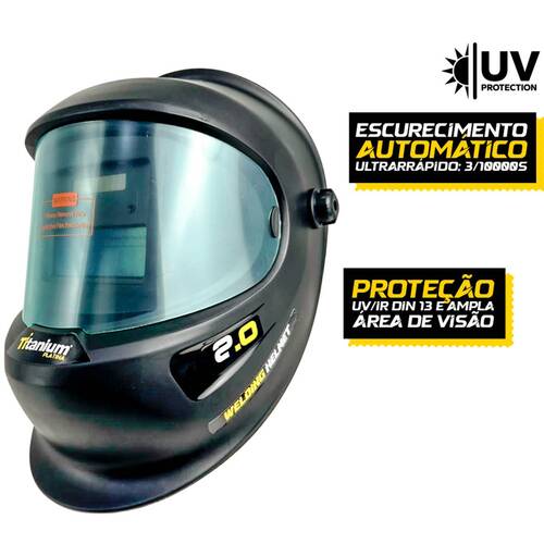 M�scara de solda com escurecimento autom�tico tonalidade 9 a 13 - 5507
