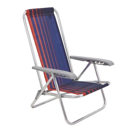 Kit 2 Cadeiras de praia reclin�vel at� 4 posi��es - Bali