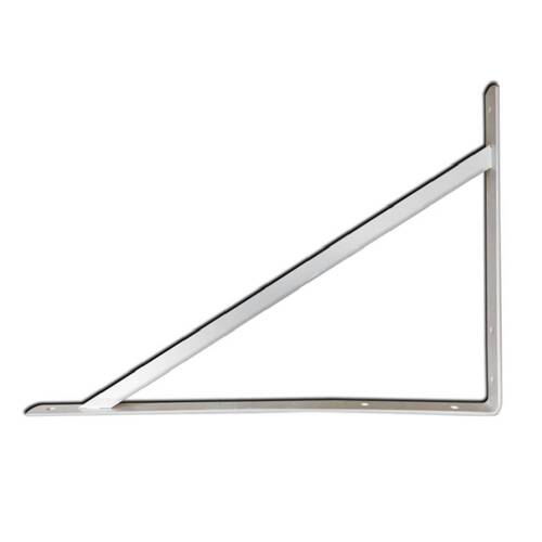 Cantoneira tipo m�o francesa 25 x 40 cm branco - BFH1532