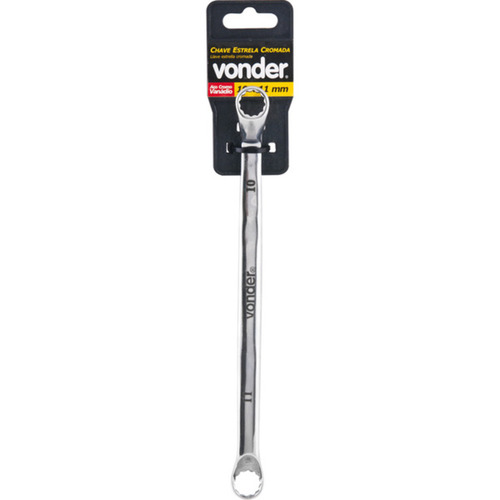 Chave estrela 10 x 11 mm a�o cromo van�dio