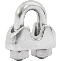Clips para cabo em a�o inox 1/4