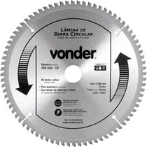 Disco de serra para alum�nio 250 x 30 mm 80 dentes