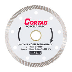 Disco diamantado turbo 110 mm para porcelanato