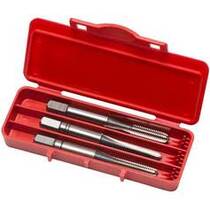 Jogo de macho manual a�o r�pido M8 x 1,25 mm DIN352 com 3 pe�as - E100M8NO8