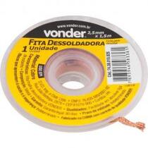 Fita/malha dessoldadora 2,5 mm x 1,5 m