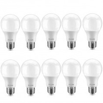 Kit 10 L�mpadas led bulbo 6W 540 l�mens branca fria - A55