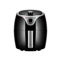Fritadeira el�trica sem �leo Air Fryer 3,5 L 1240 Watts preta- Flash Fryer