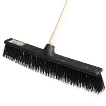 Vassoura tipo gari de pia�ava cepa plastica 60 cm
