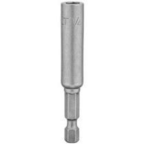 Soquete magn�tico sextavado 1/4&rsquo;&rsquo; x 65 mm encaixe 1/4