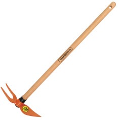 Sacho cora��o duas pontas com cabo de madeira 60 cm