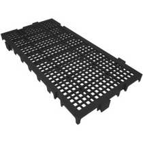Piso pl�stico antiderrapante 250 x 500 x 26 mm - 42529