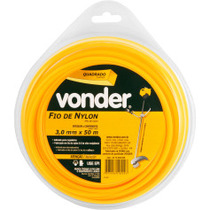 Fio de nylon quadrado 3 mm x 50 metros para ro�adeiras