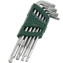 Jogo de chave hexalobular longa T10 a T50 9 pe�as - ST09715