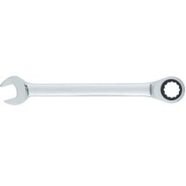 Chave combinada com catraca 19 mm a�o cromo van�dio