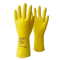 Luva de l�tex flocada 30 cm