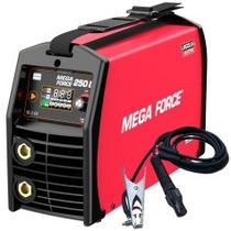 Inversora de solda 250A display Led para Eletrodo e Tig - Mega Force 250iD