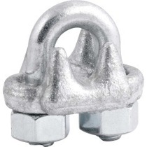 Clips para cabo de a�o 3/8